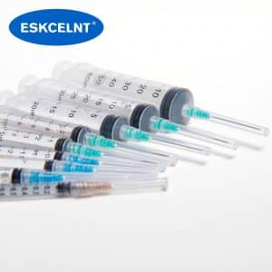 3 Parts Syringe Luer Lock