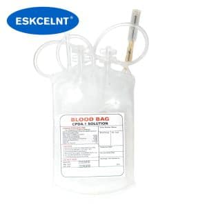 Single blood bag (tubular film)